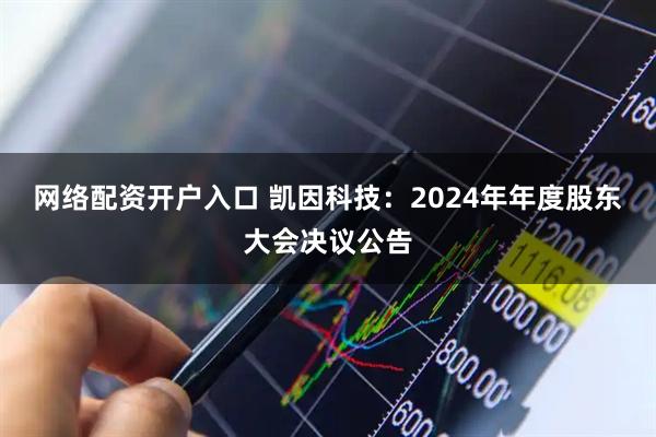 网络配资开户入口 凯因科技：2024年年度股东大会决议公告