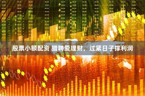 股票小额配资 猎聘爱理财，过紧日子撑利润